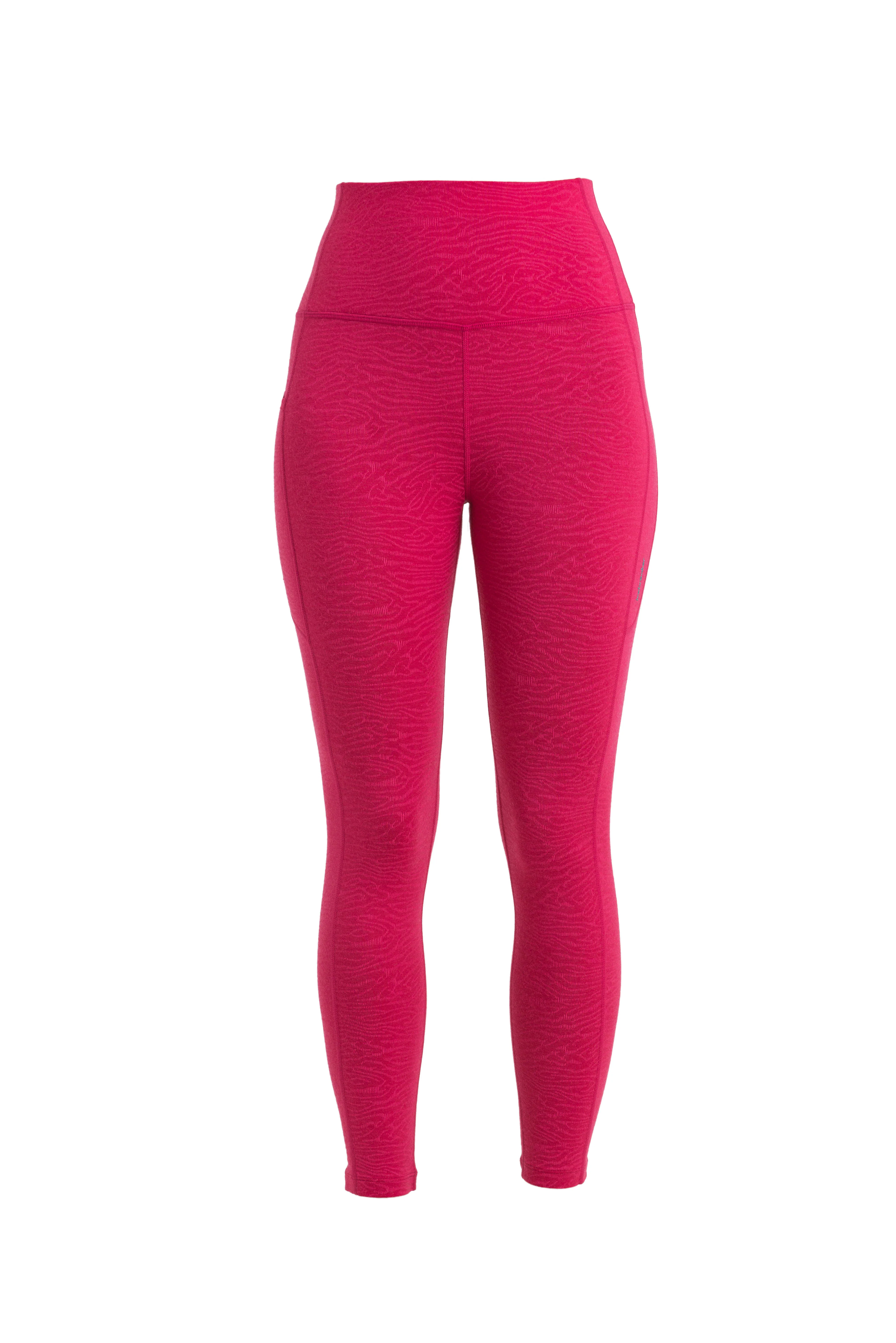 Women's Merino Fastray High Rise Tights IB Topo Lines - Image 6