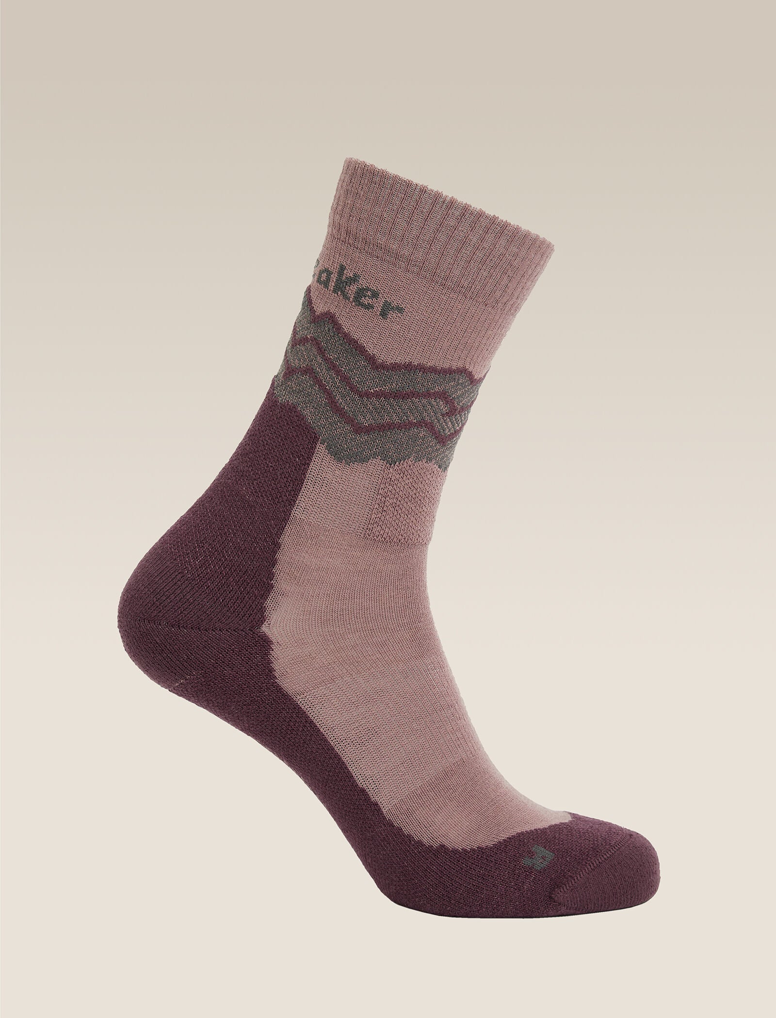 Men Hike+ Crew Socks Across the Peaks - Image 5