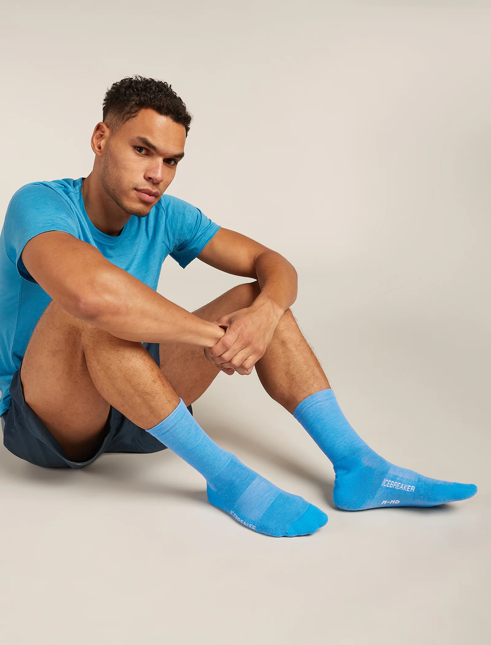 Men's Merino Lifestyle Light Crew Socks - Image 2