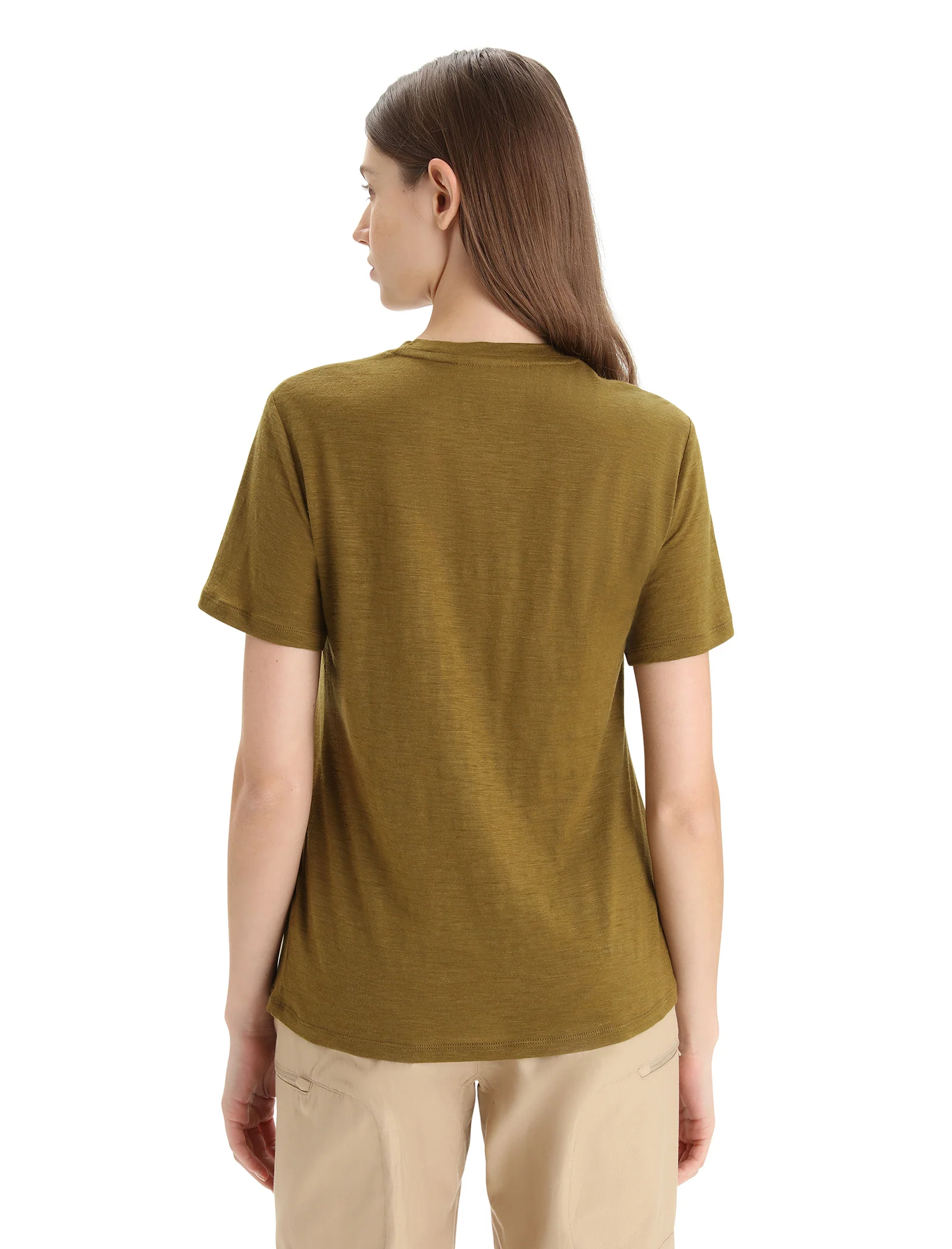 Women's Merino Linen Short Sleeve T-Shirt - Image 2