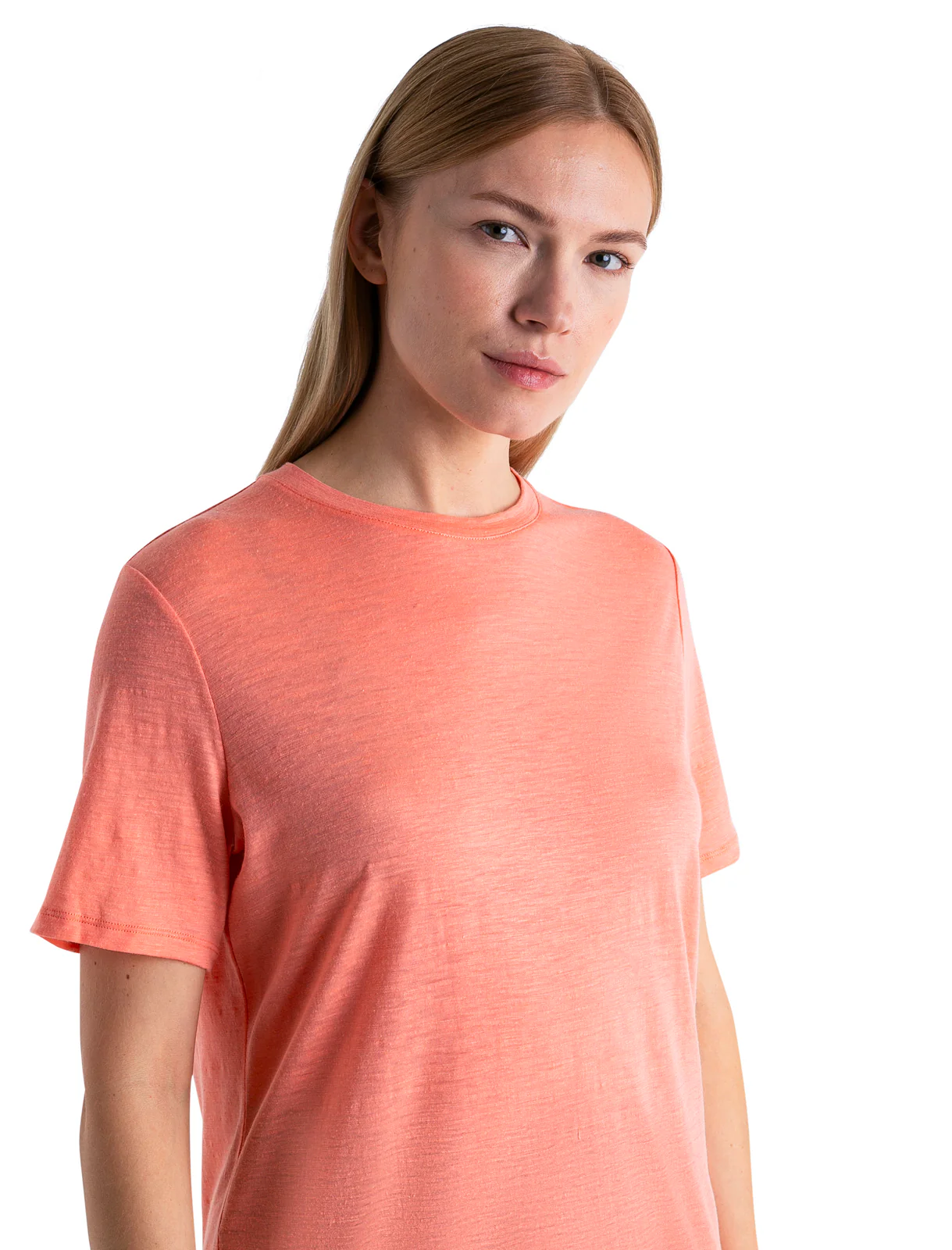Women's Merino Linen Short Sleeve T-Shirt - Image 4