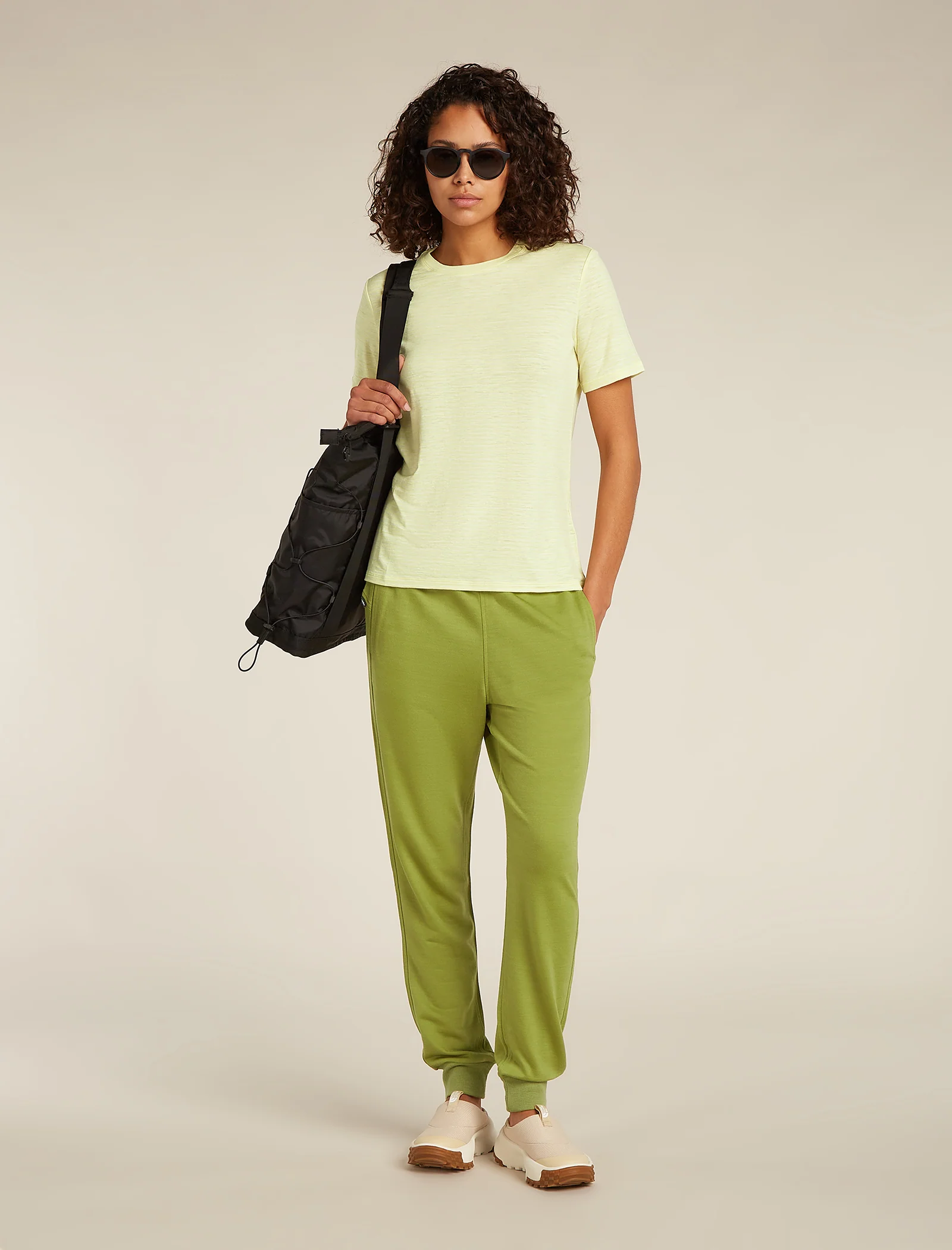 Women's Merino Linen T-Shirt Stripe - Image 4