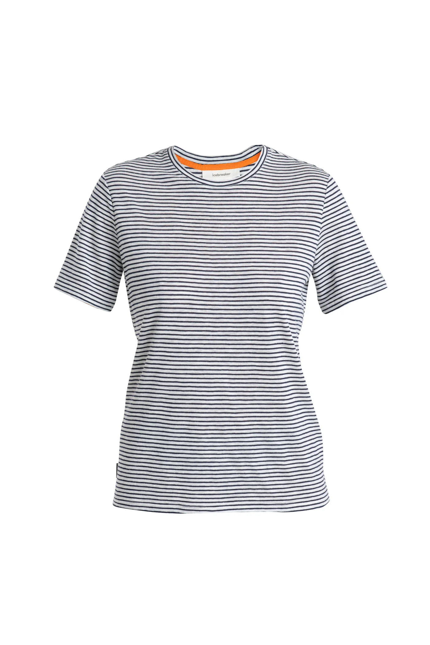 Women's Merino Linen T-Shirt Stripe - Image 6