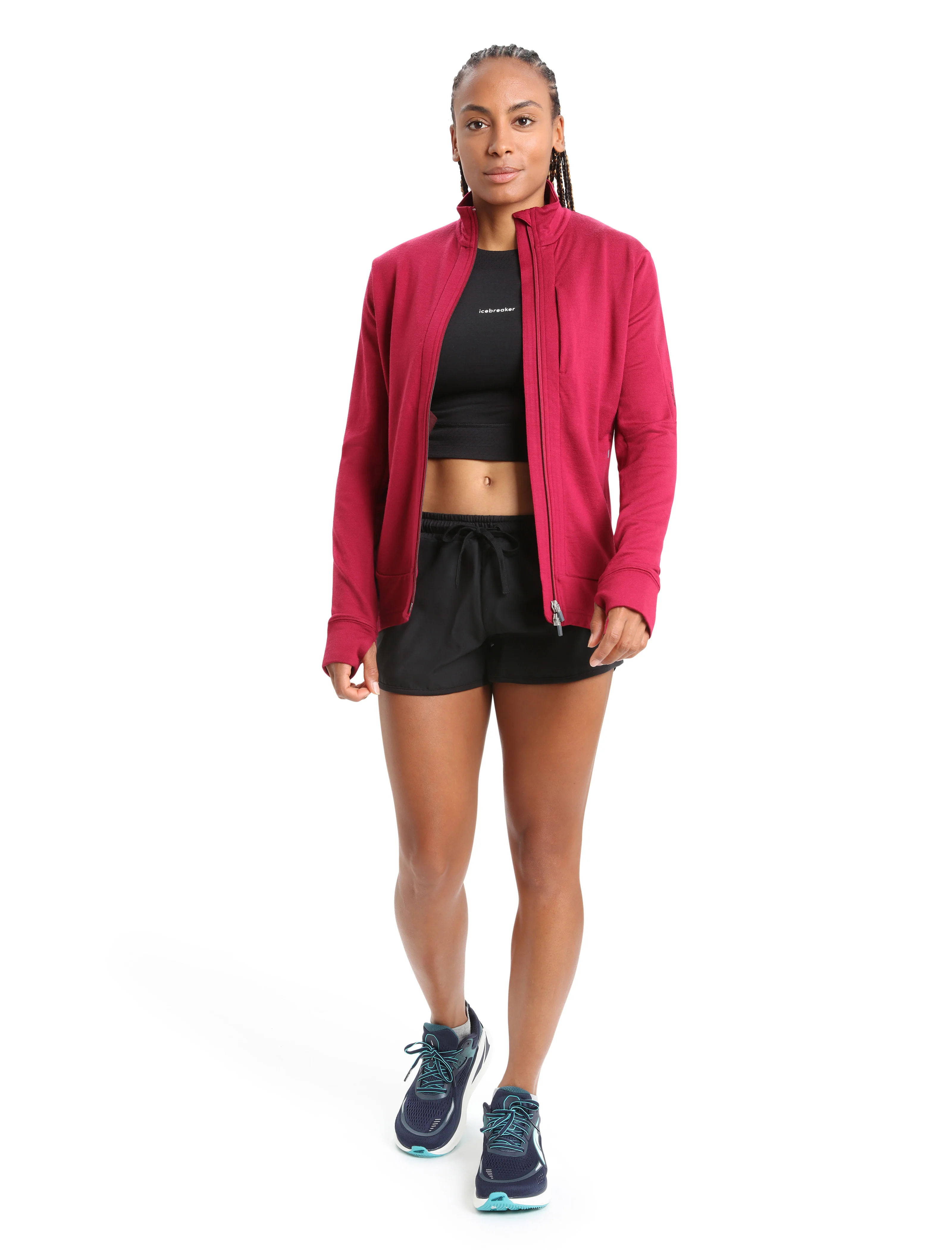 Women's Merino Quantum III Long Sleeve Zip Jacket - Image 3