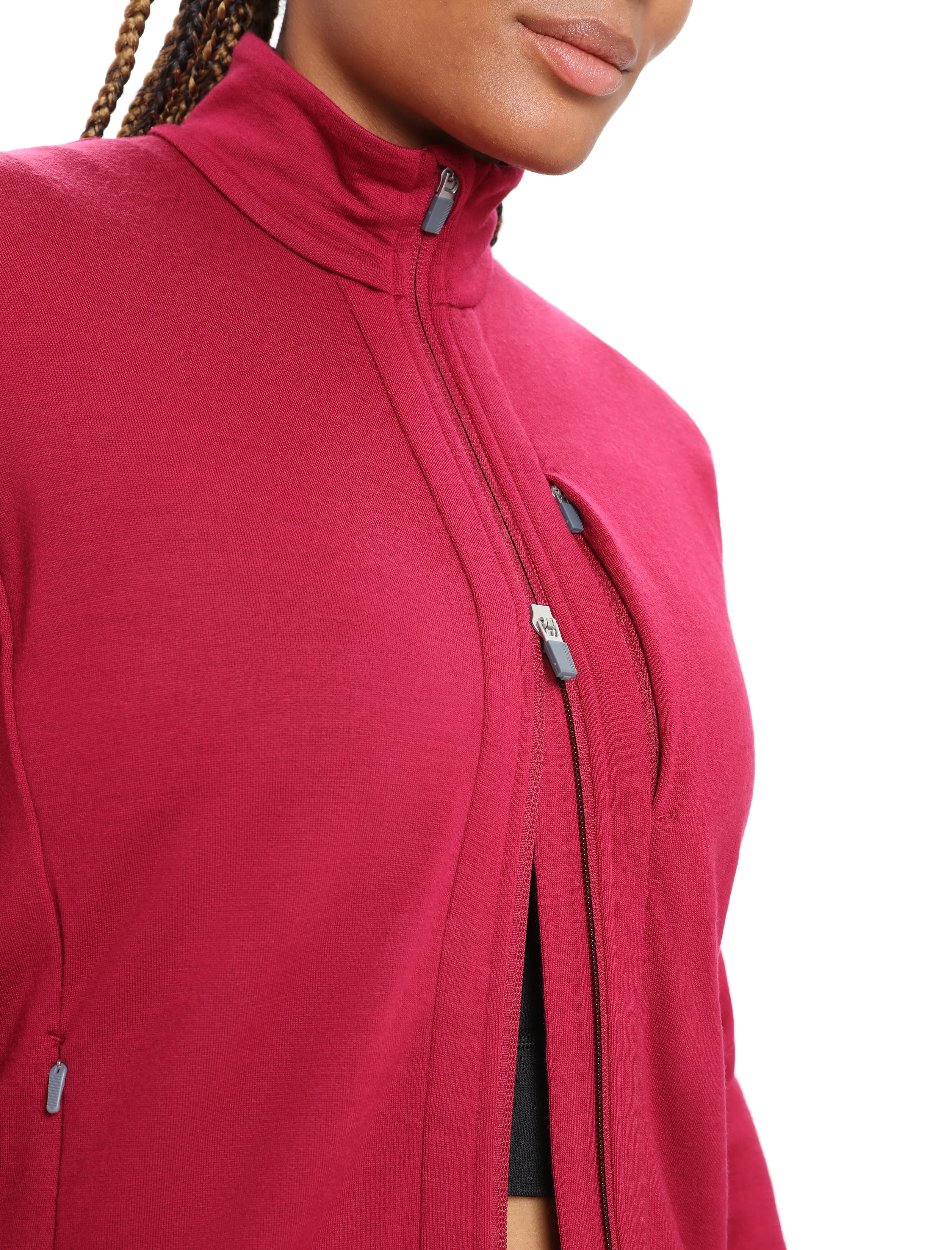 Women's Merino Quantum III Long Sleeve Zip Jacket - Image 4