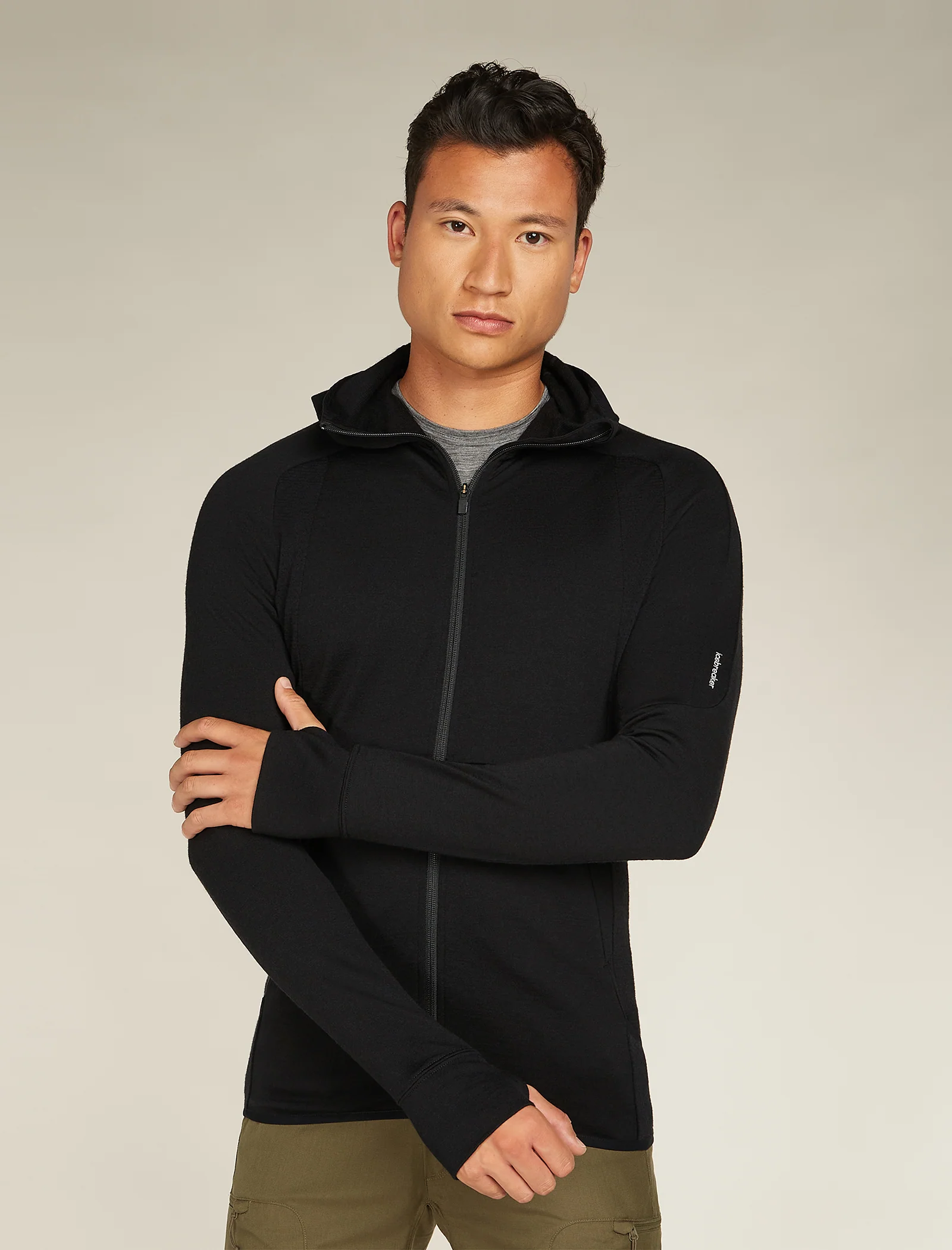Men's Merino Quantum ZoneKnit⢠Long Sleeve Zip Hoodie