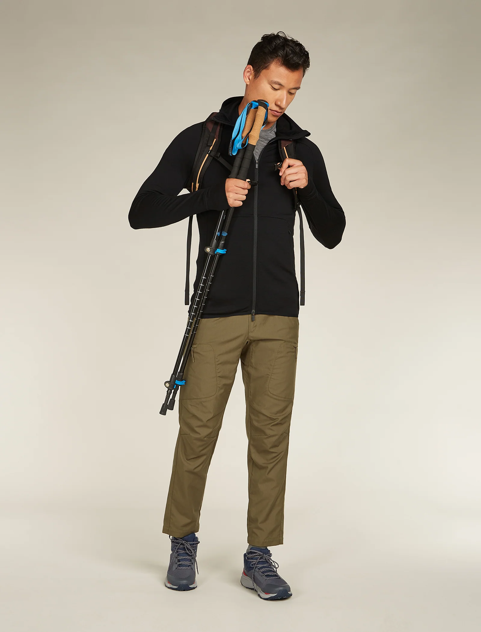 Men's Merino Quantum ZoneKnit⢠Long Sleeve Zip Hoodie - Image 4