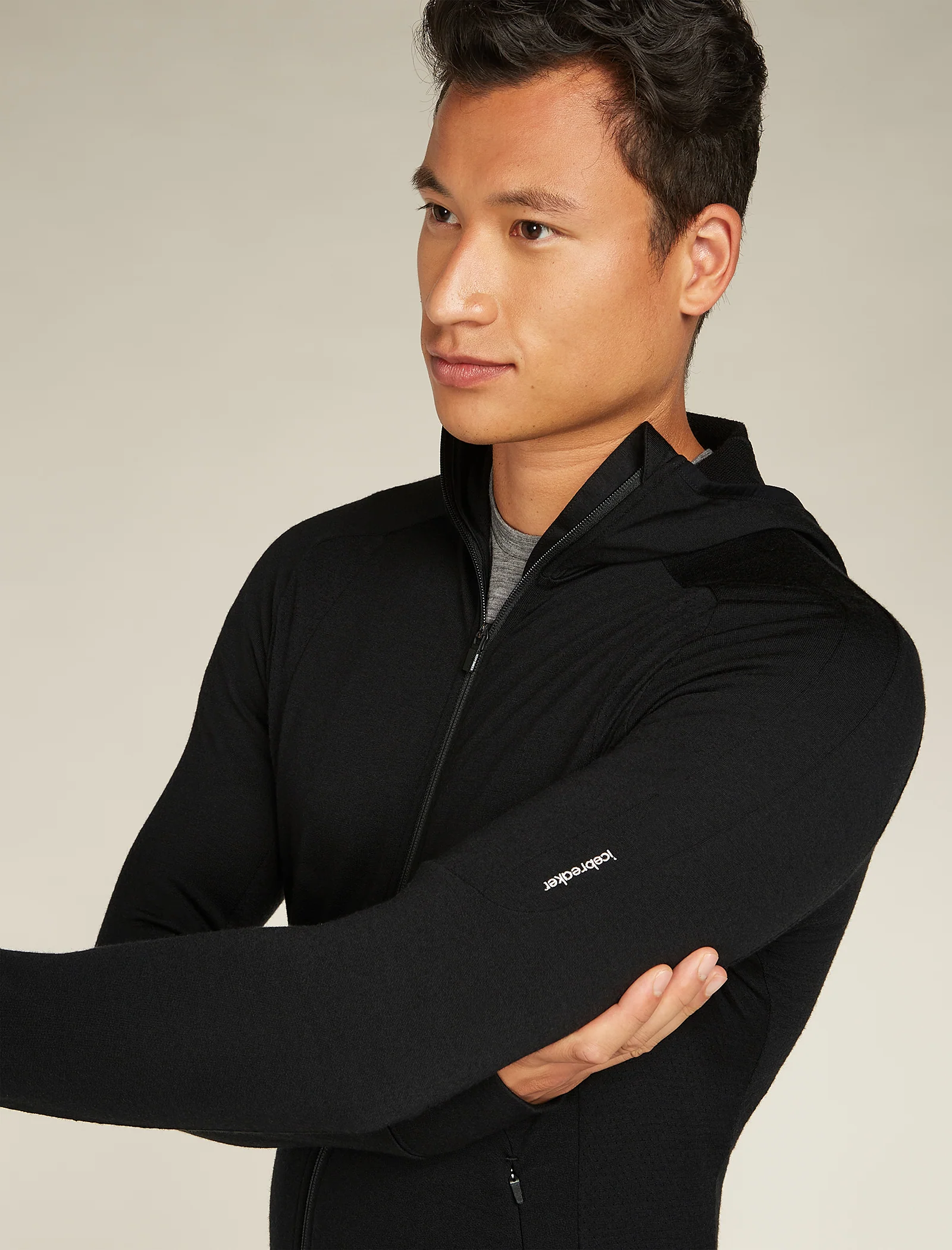Men's Merino Quantum ZoneKnit⢠Long Sleeve Zip Hoodie - Image 9