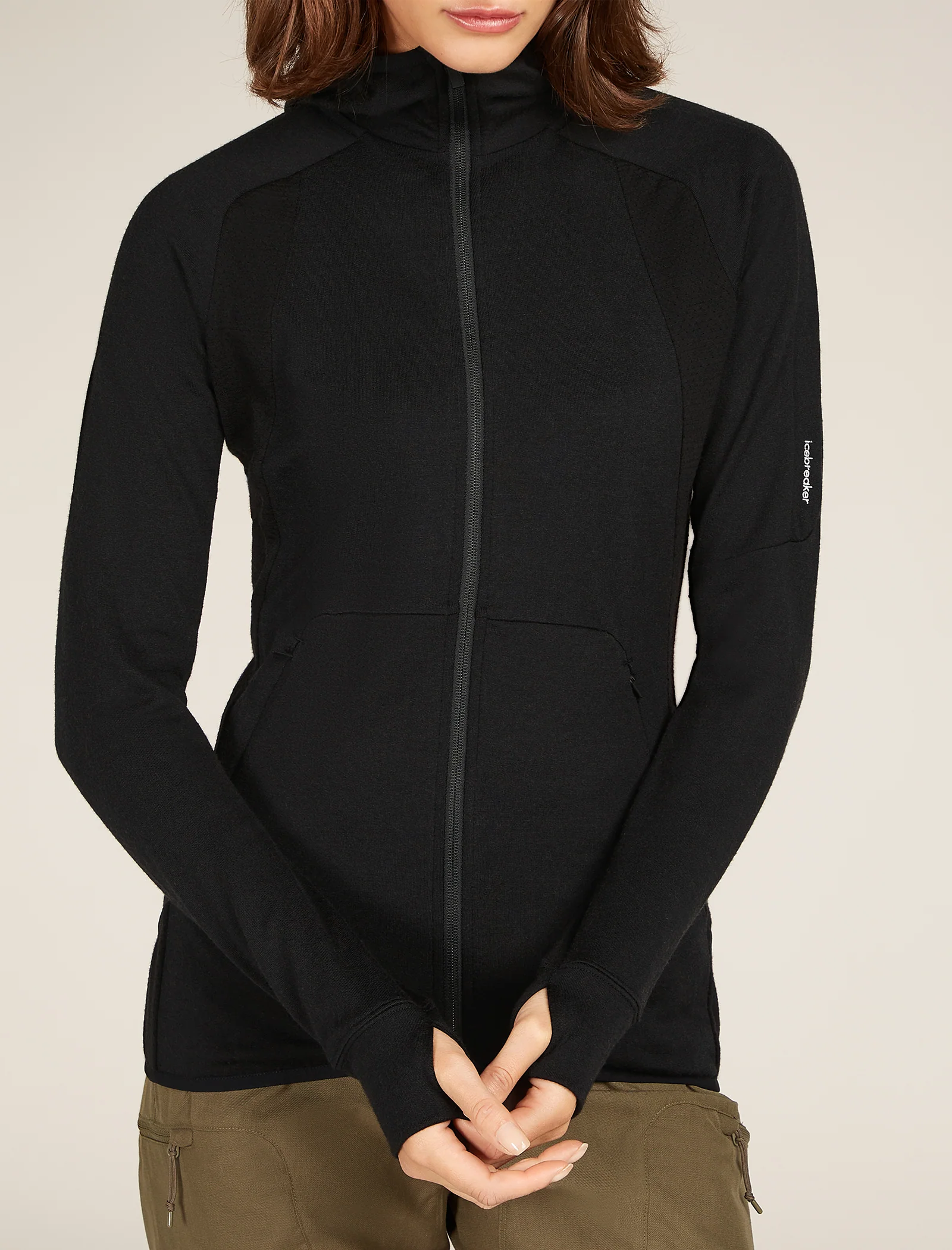 Women's Merino Quantum ZoneKnit™ Long Sleeve Zip Hoodie - Image 11