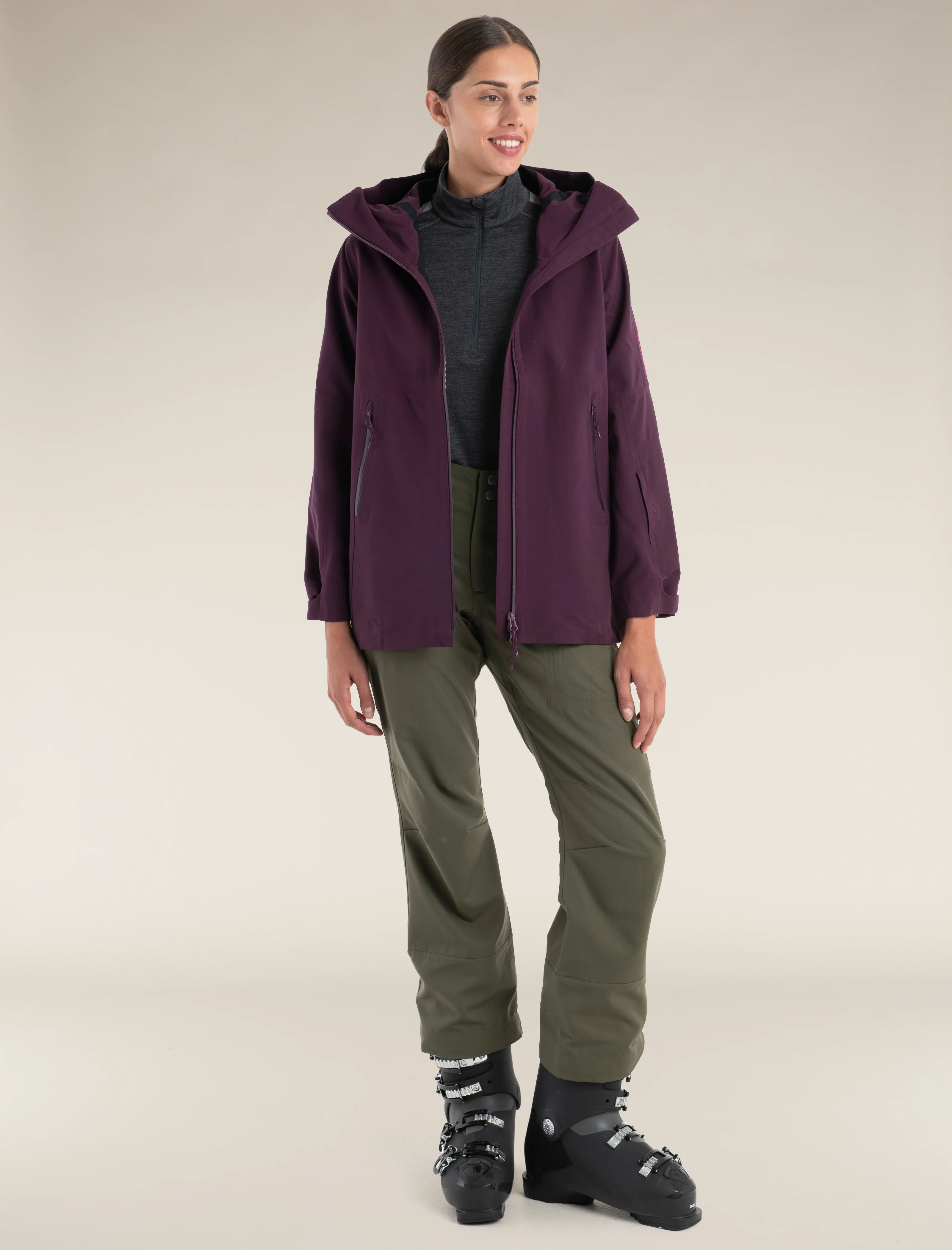 Women's Merino Shell+â„¢ Peak Hooded Jacket - Image 3