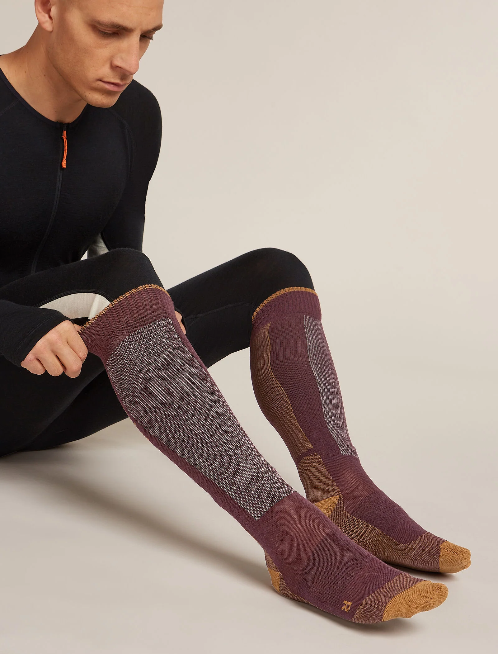 Men Ski+ Over the Calf Socks - Image 2
