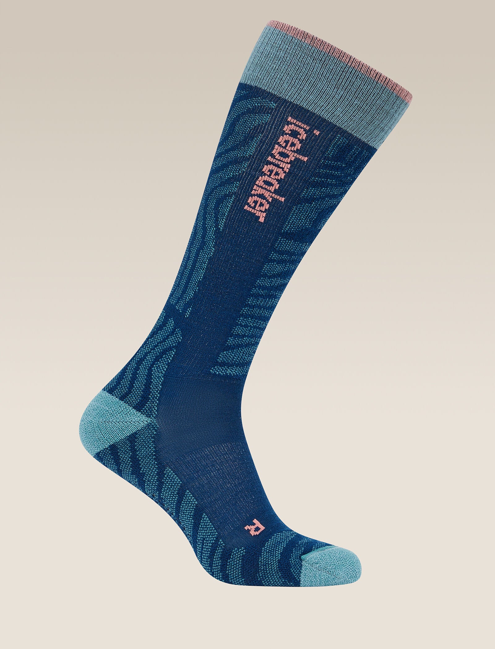 Women Ski+ Over the Calf Socks Mountain Contour - Image 4
