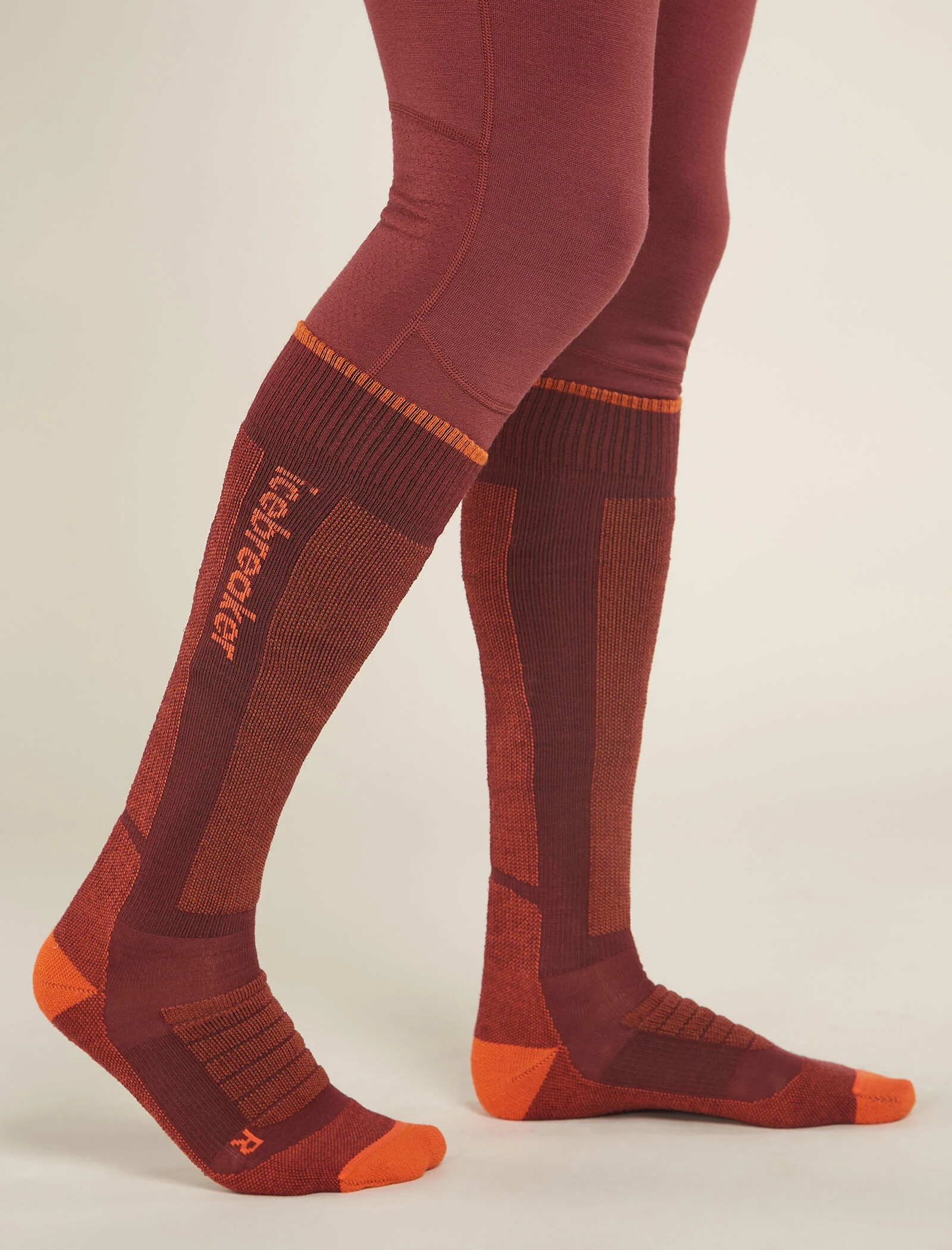 Men's Merino Ski+ Medium Over The Calf Socks - Image 2