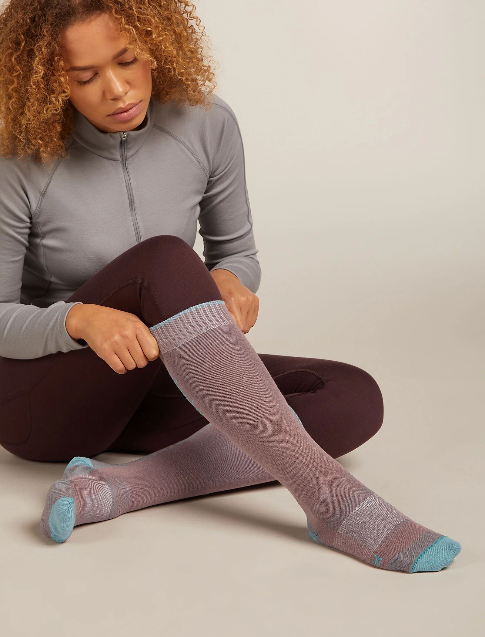 Women Ski+ Over the Calf Socks - Image 2