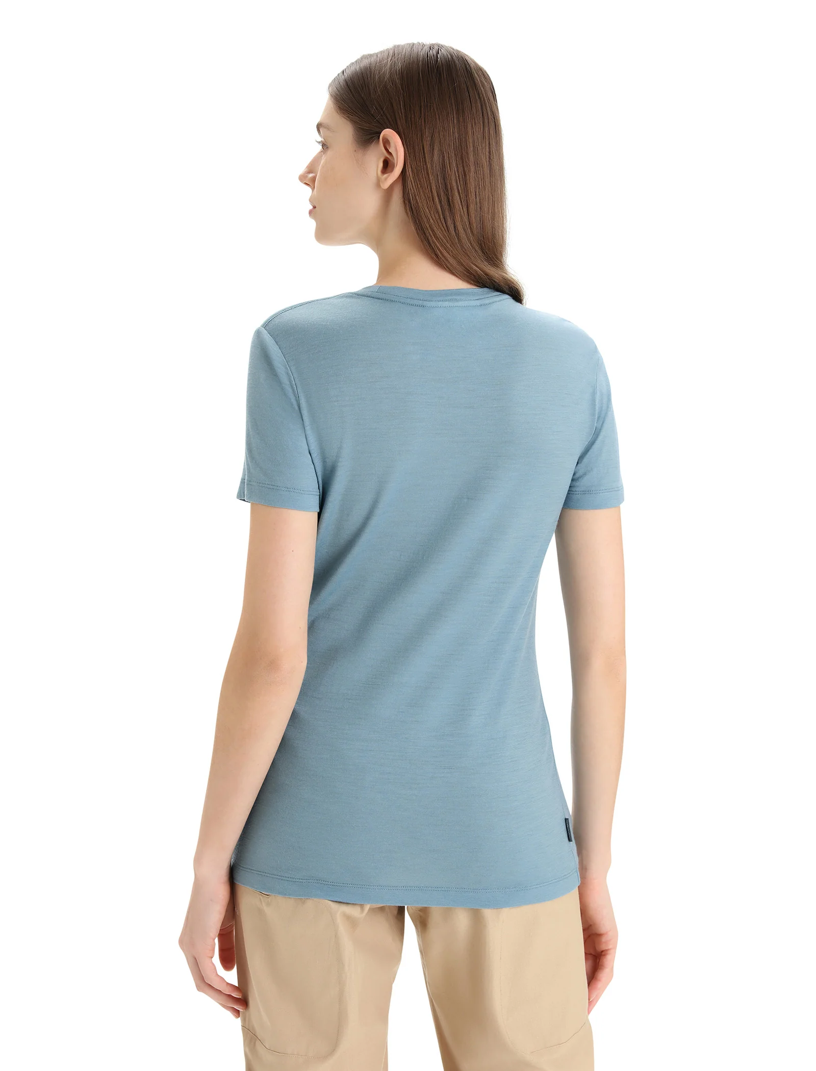 Women's Merino Tech Lite II Short Sleeve T-Shirt icebreaker Earth - Image 2