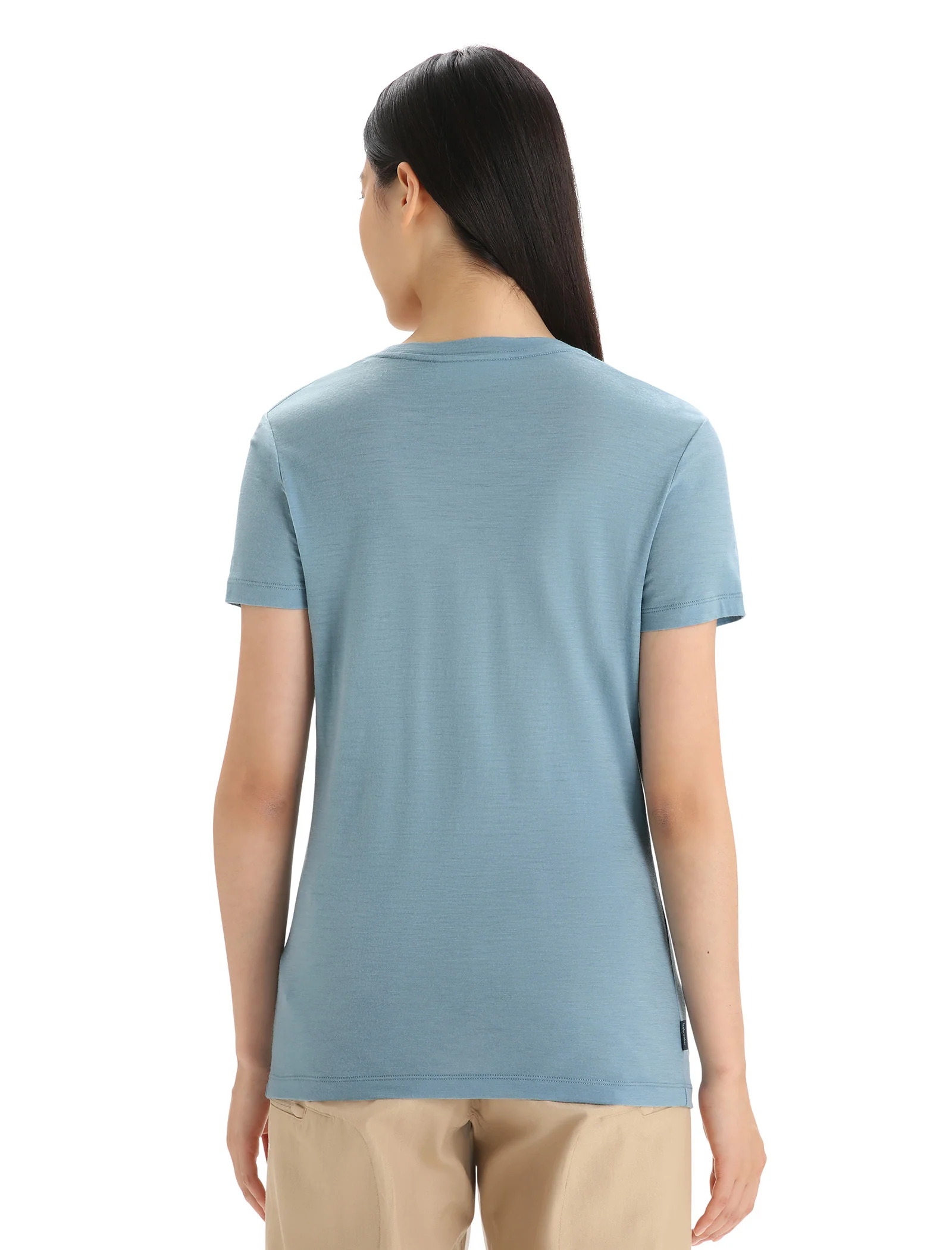 Women's Merino Tech Lite II Short Sleeve T-Shirt icebreaker Earth - Image 6