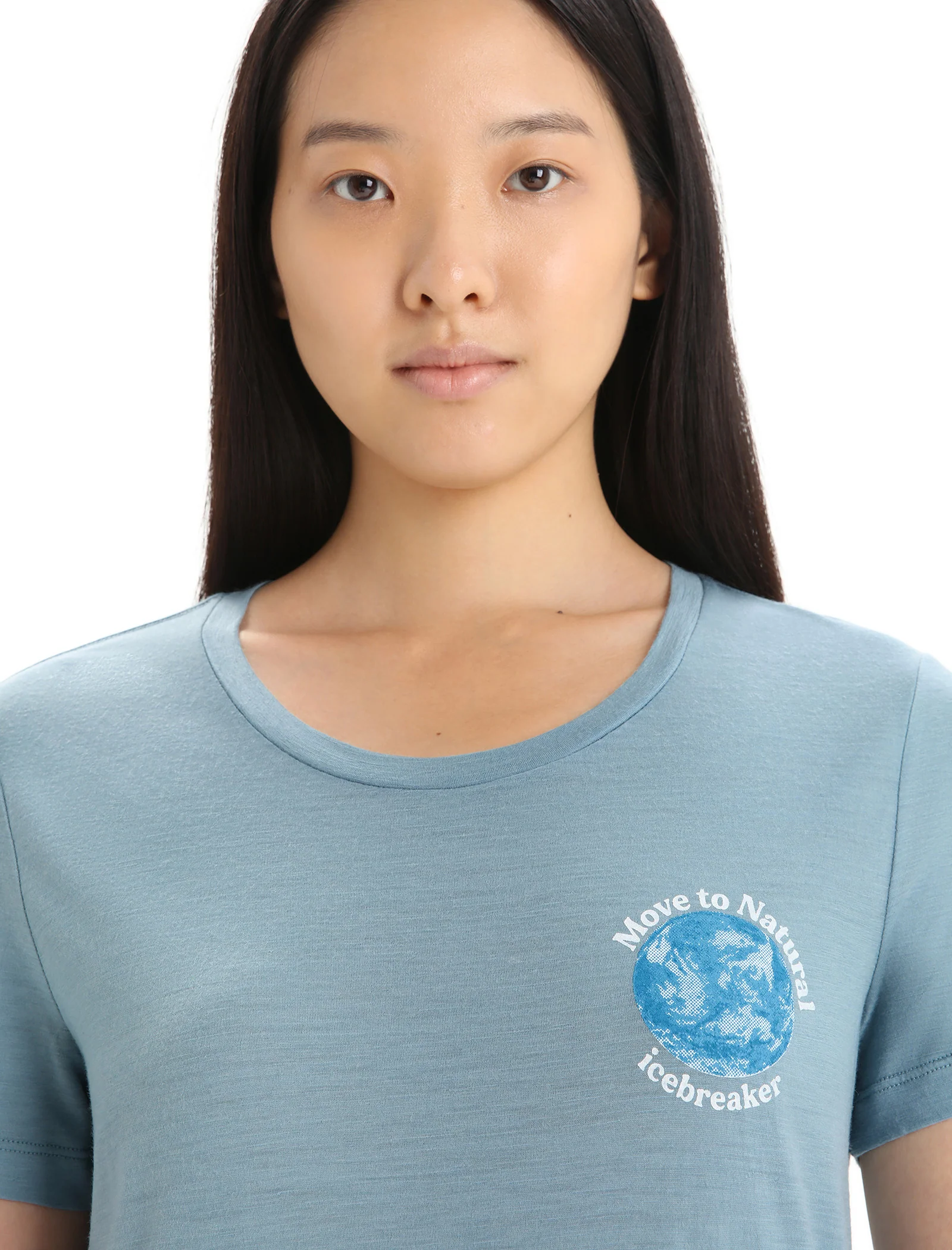 Women's Merino Tech Lite II Short Sleeve T-Shirt icebreaker Earth - Image 8