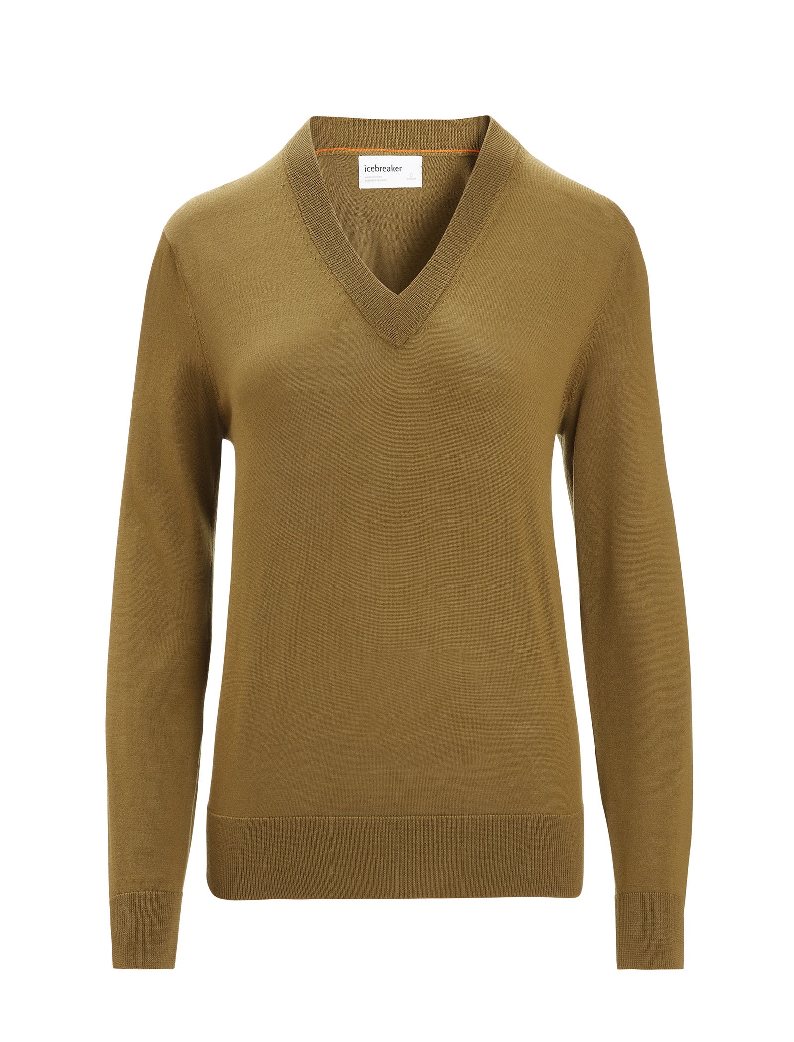Women's Merino Wilcox Long Sleeve V Neck Sweater - Image 6