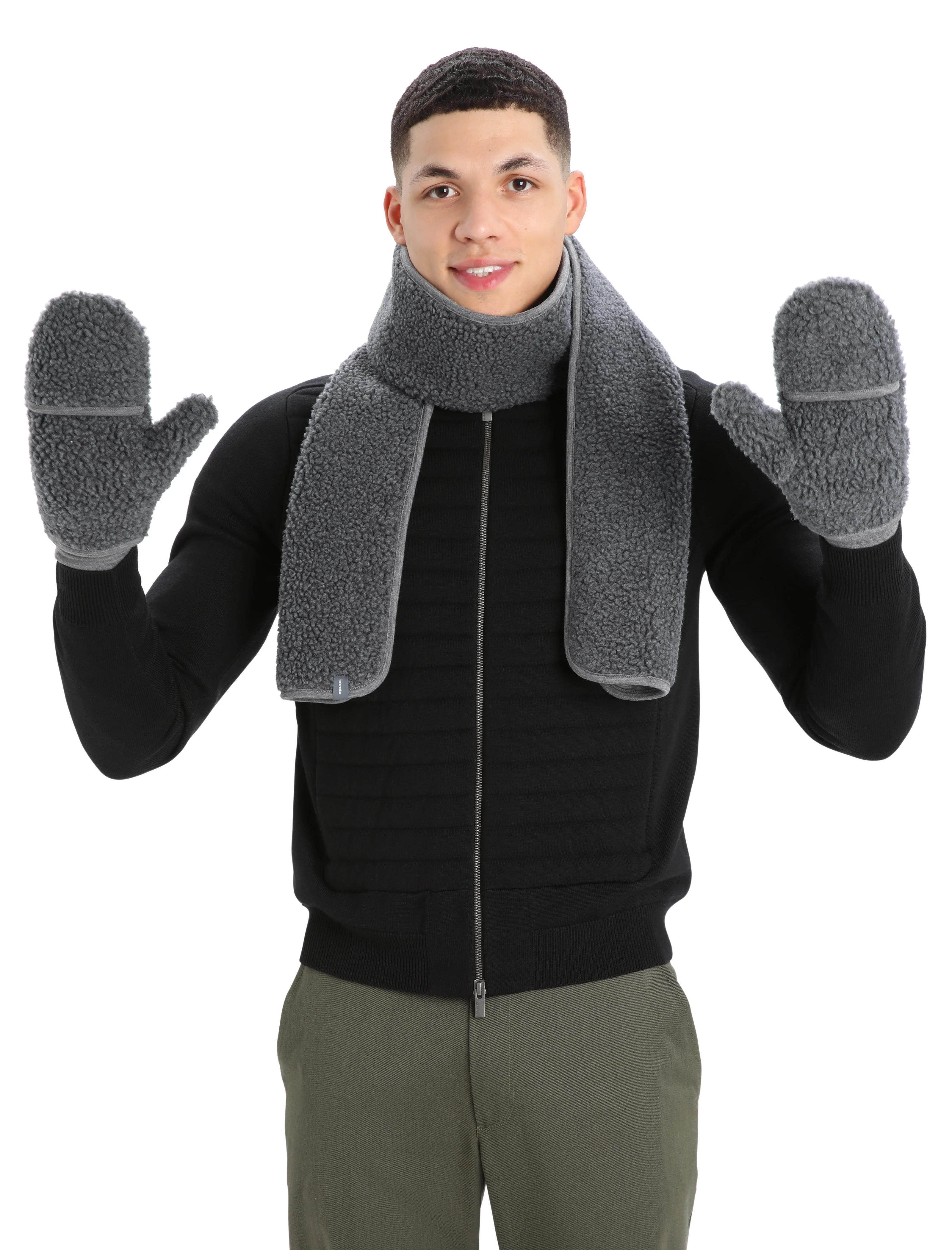 Unisex RealFleece⢠Merino High Pile Scarf - Image 5