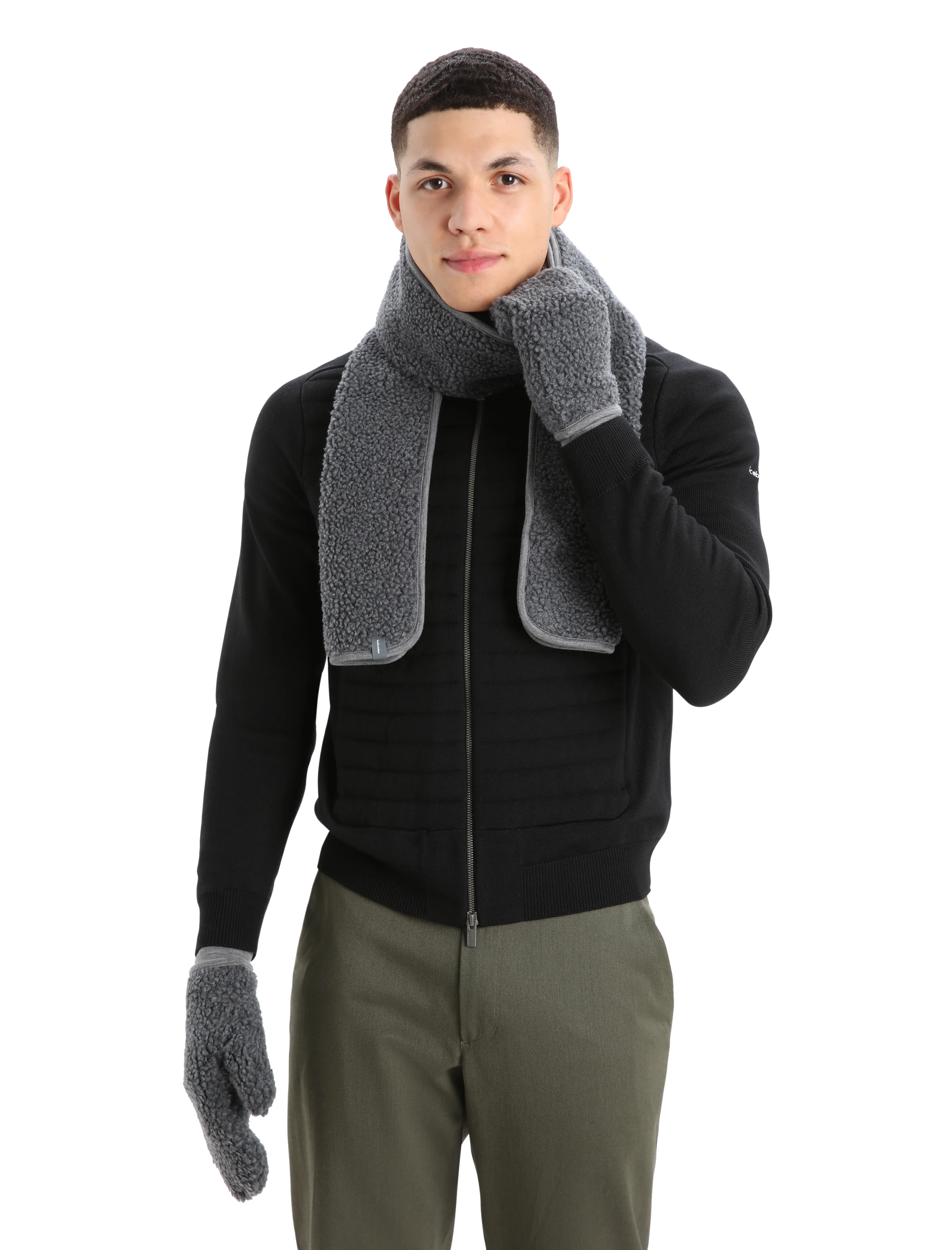 Unisex RealFleece⢠Merino High Pile Scarf - Image 6