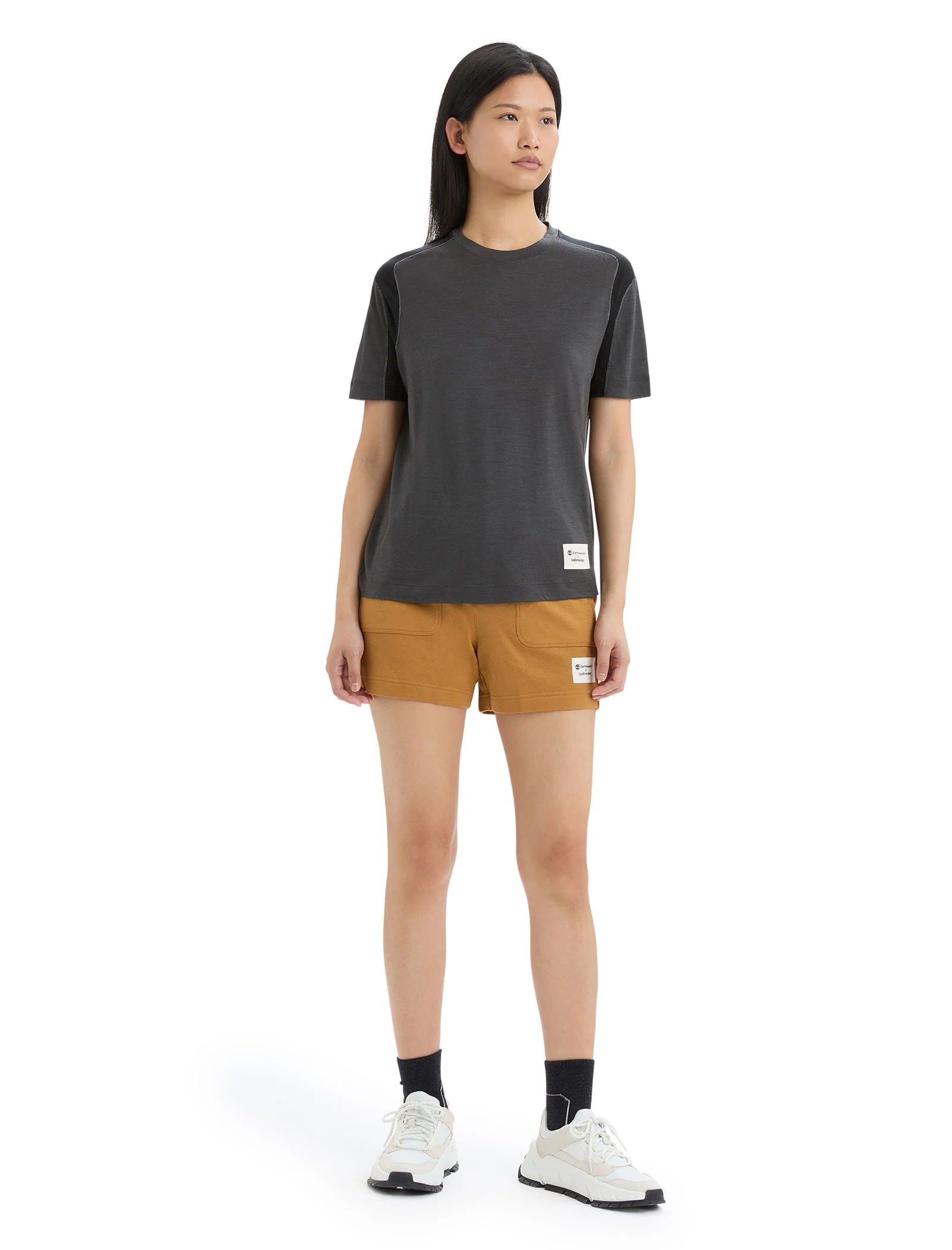 Women's Timberland x icebreaker Merino Terry Chino Shorts - Image 3