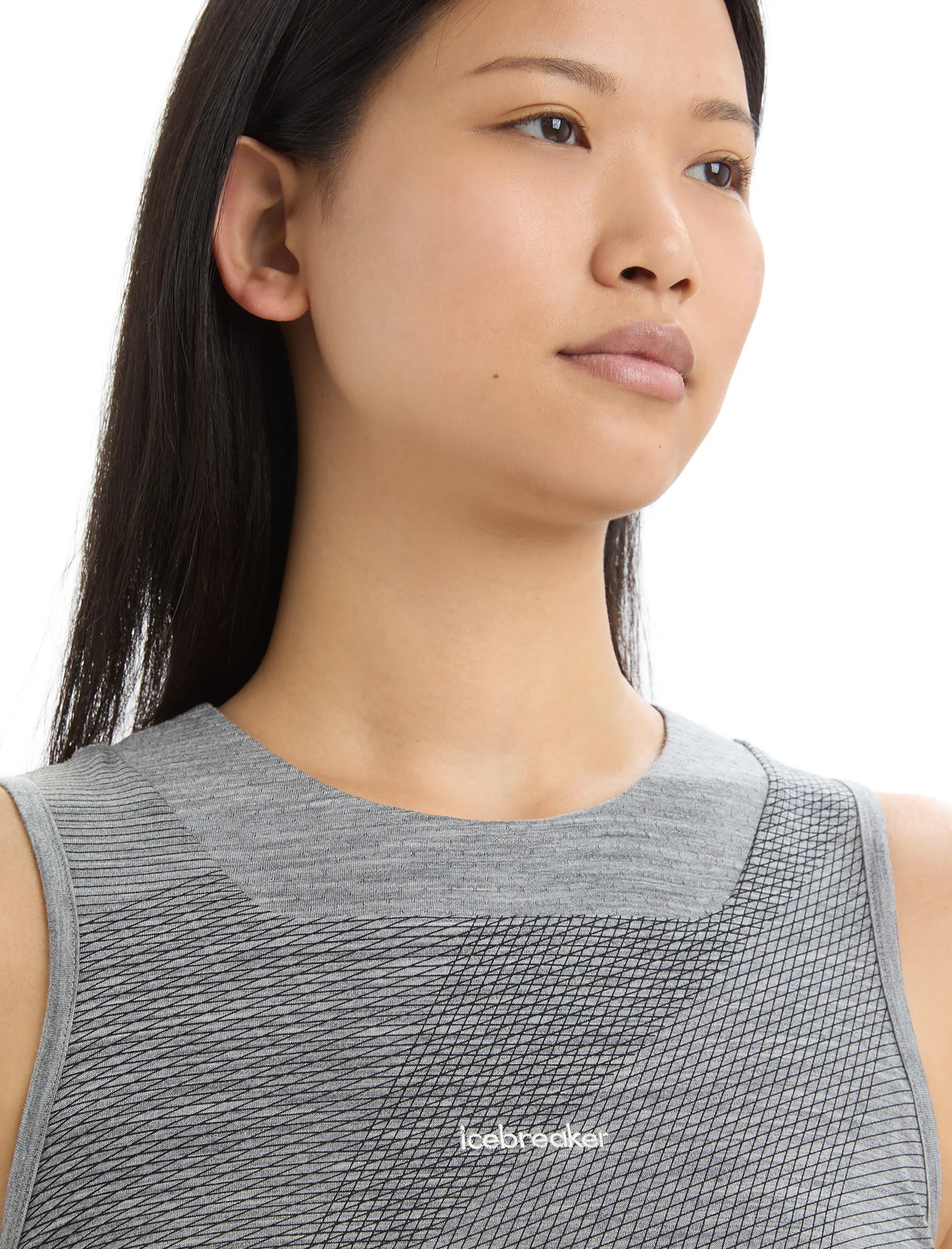 Women's ZoneKnit™ Merino Cropped Bra-Tank Geodetic - Image 5