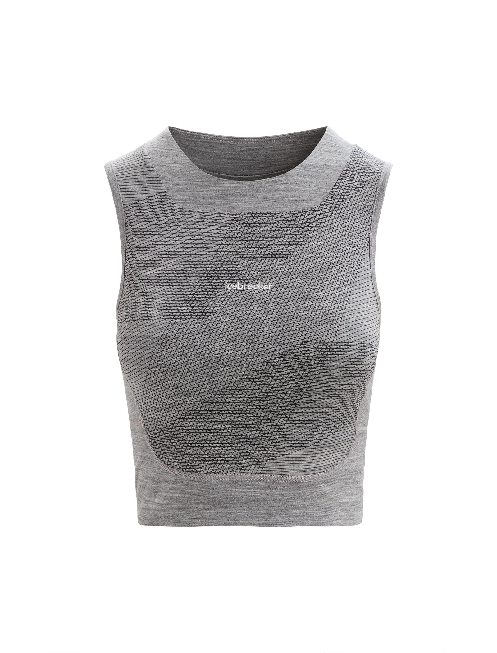 Women's ZoneKnit™ Merino Cropped Bra-Tank Geodetic - Image 7