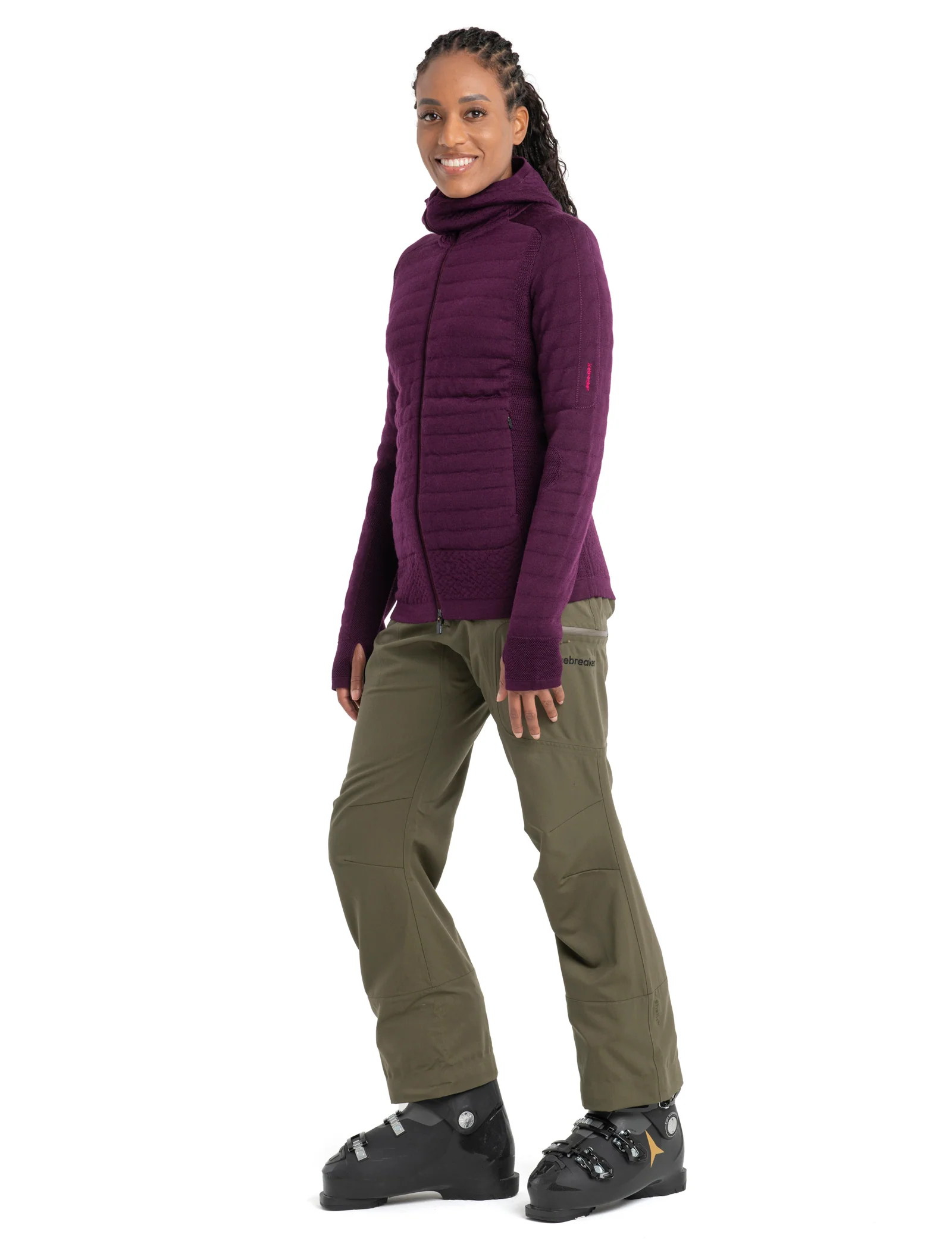 Women's ZoneKnit⢠Merino Explore Long Sleeve Zip Hoodie - Image 3