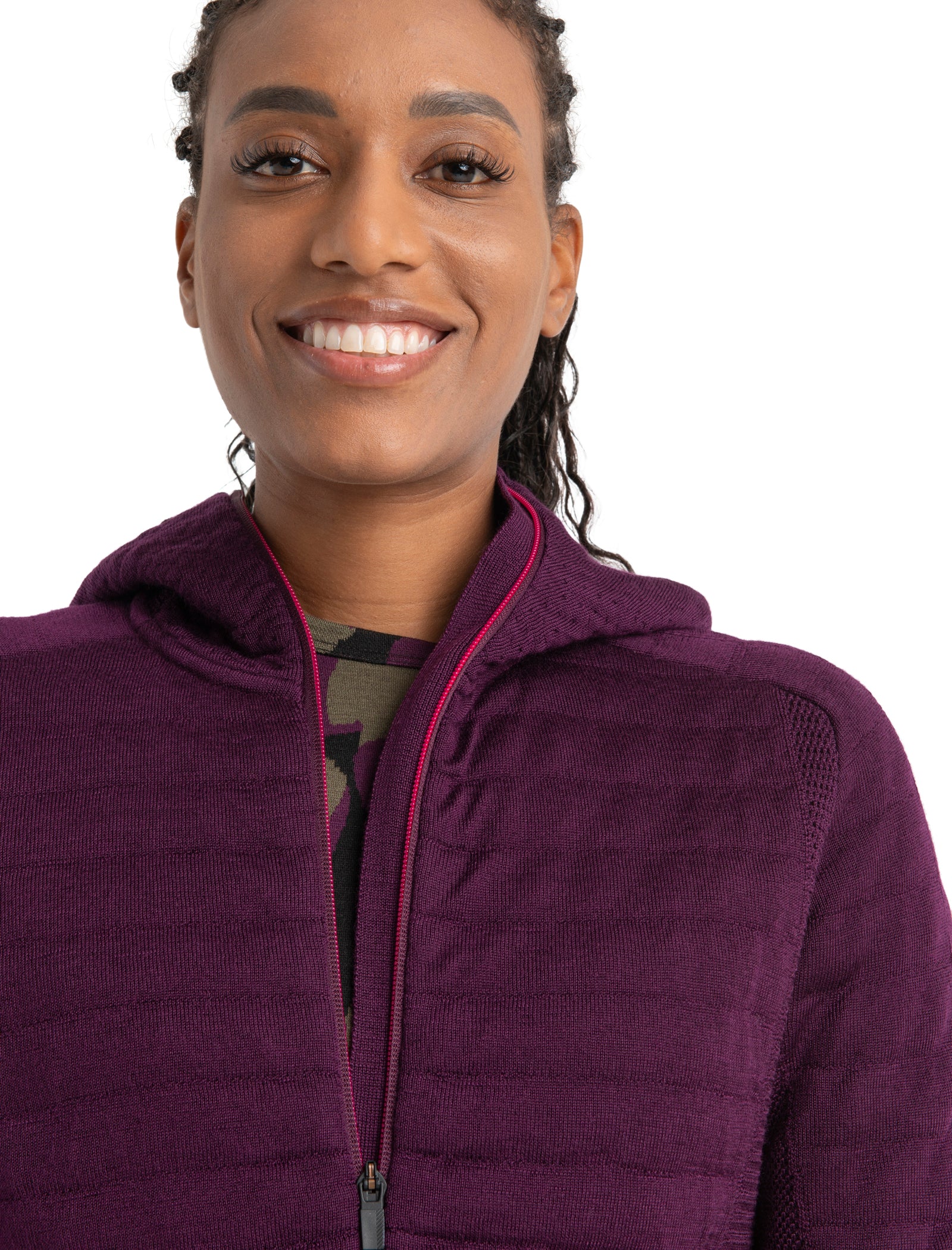 Women's ZoneKnit⢠Merino Explore Long Sleeve Zip Hoodie - Image 5