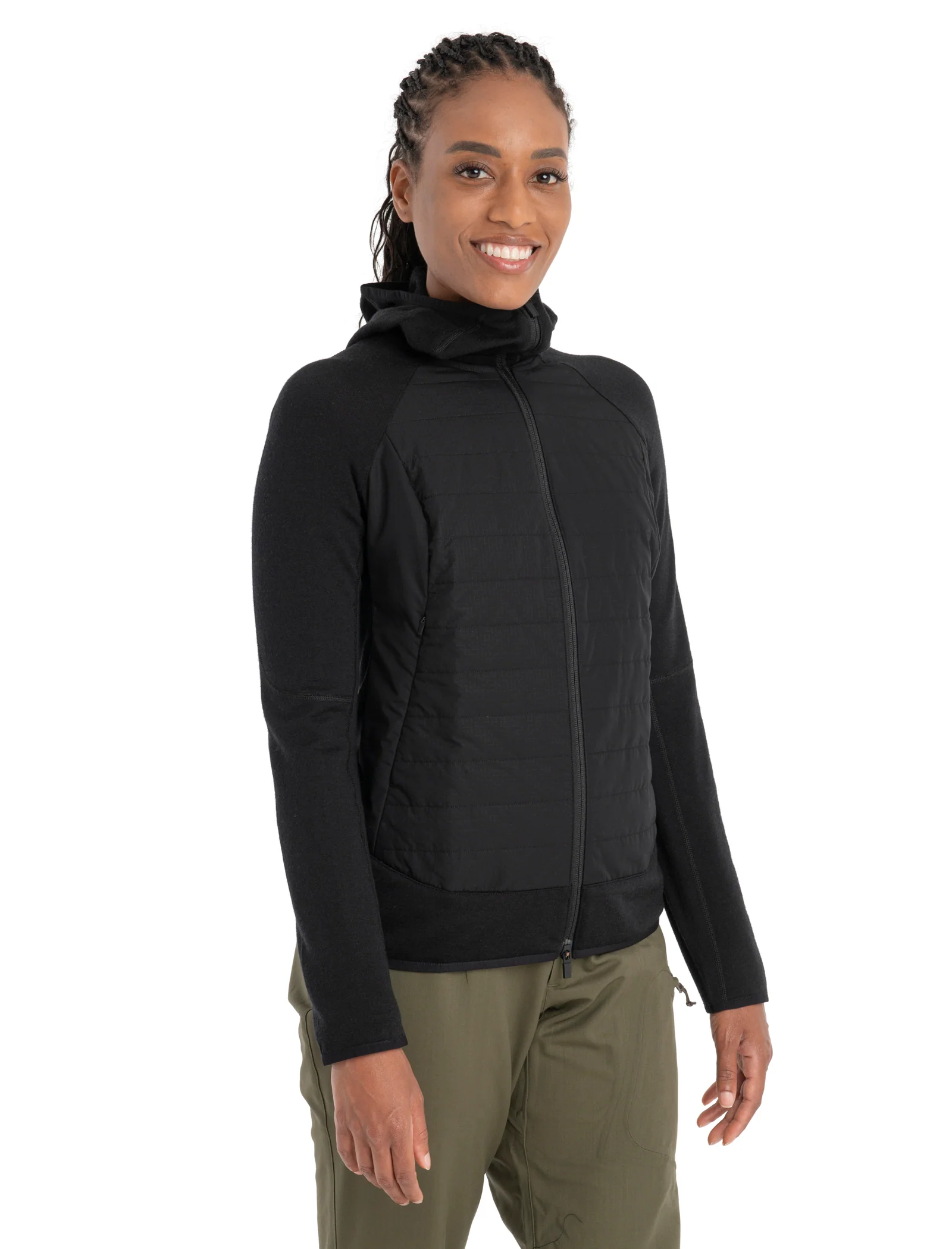 Women's ZoneKnit⢠Merino Explore Long Sleeve Zip Hoodie - Image 7
