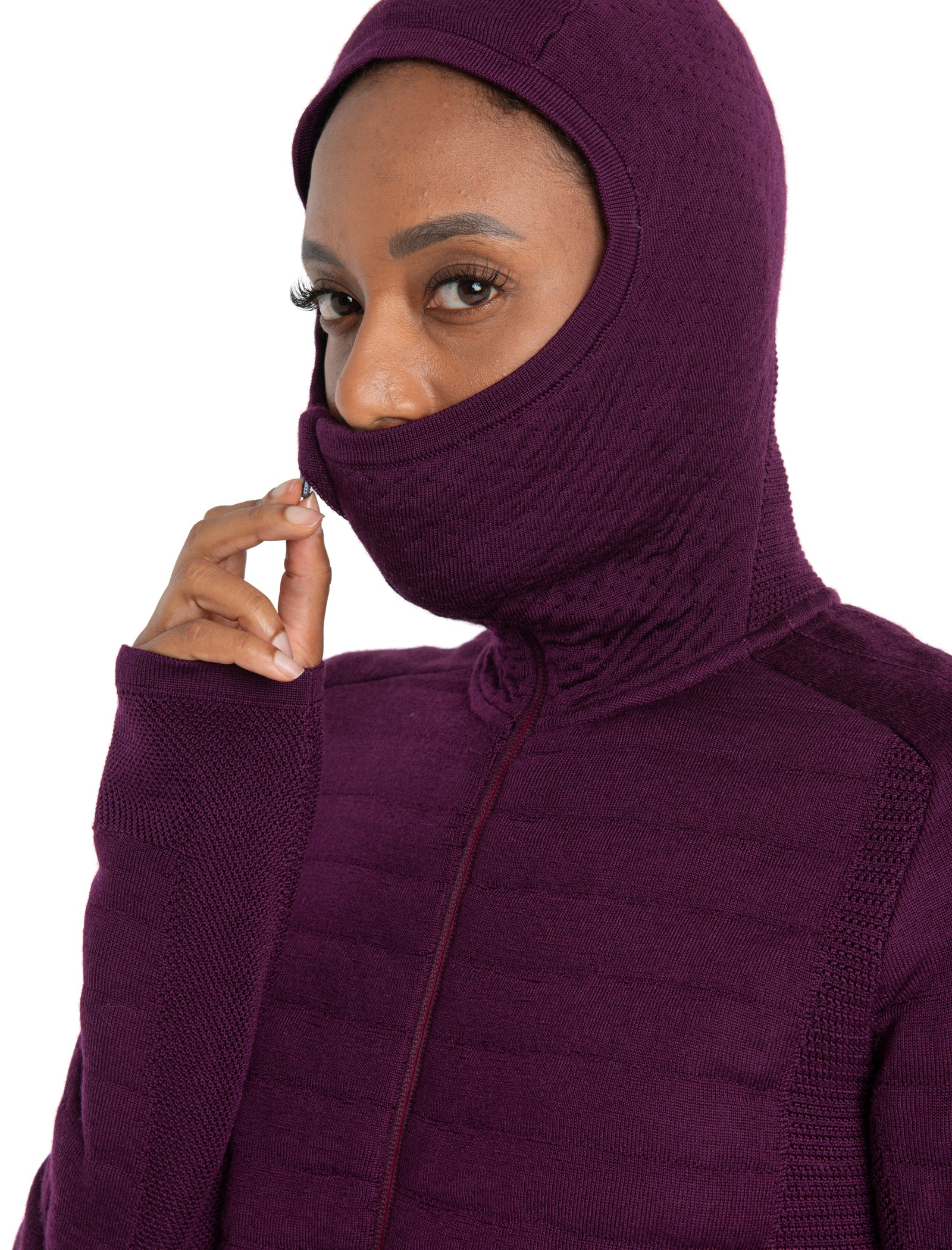 Women's ZoneKnit⢠Merino Explore Long Sleeve Zip Hoodie - Image 8
