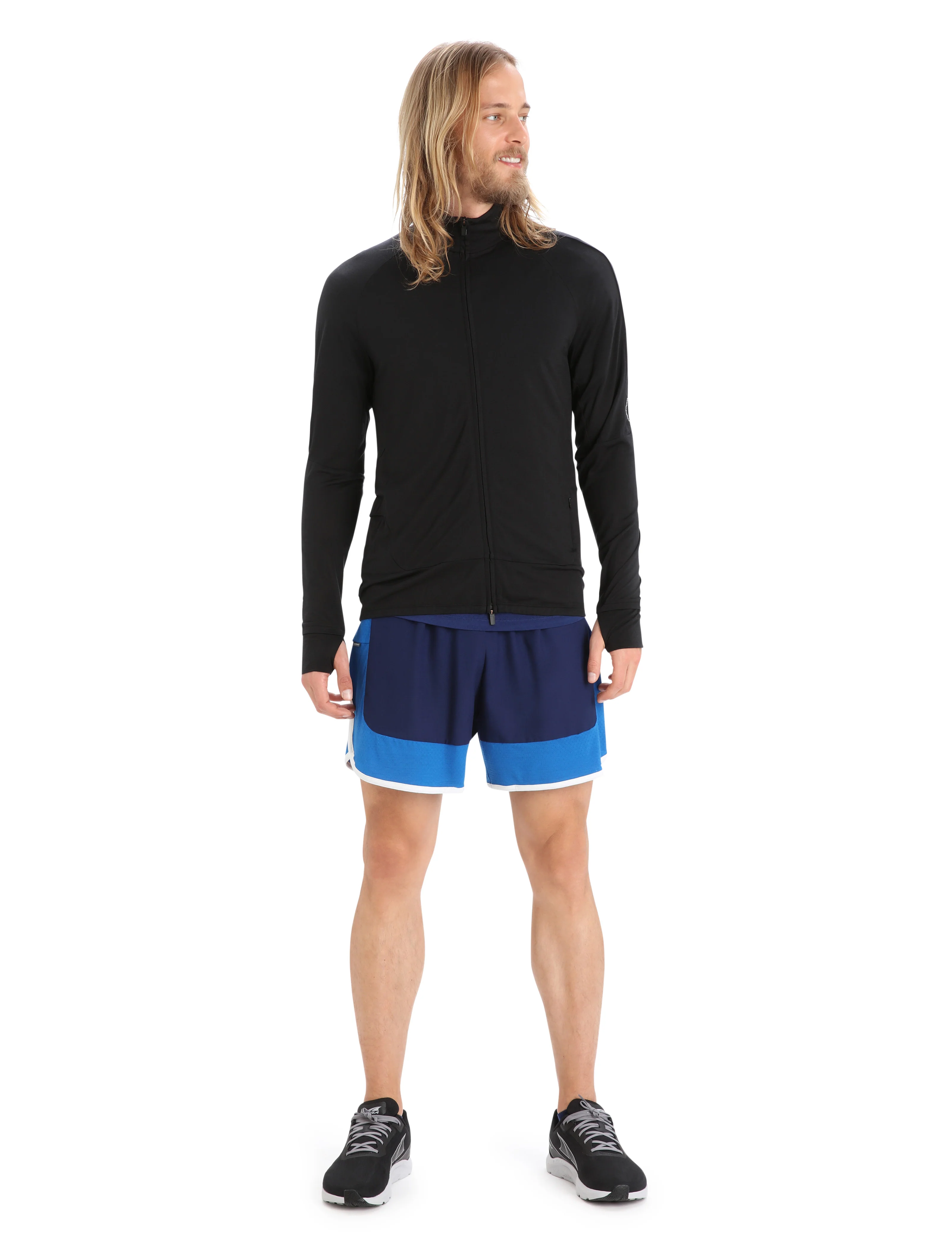 Men's ZoneKnit™ Merino Long Sleeve Zip Top - Image 3