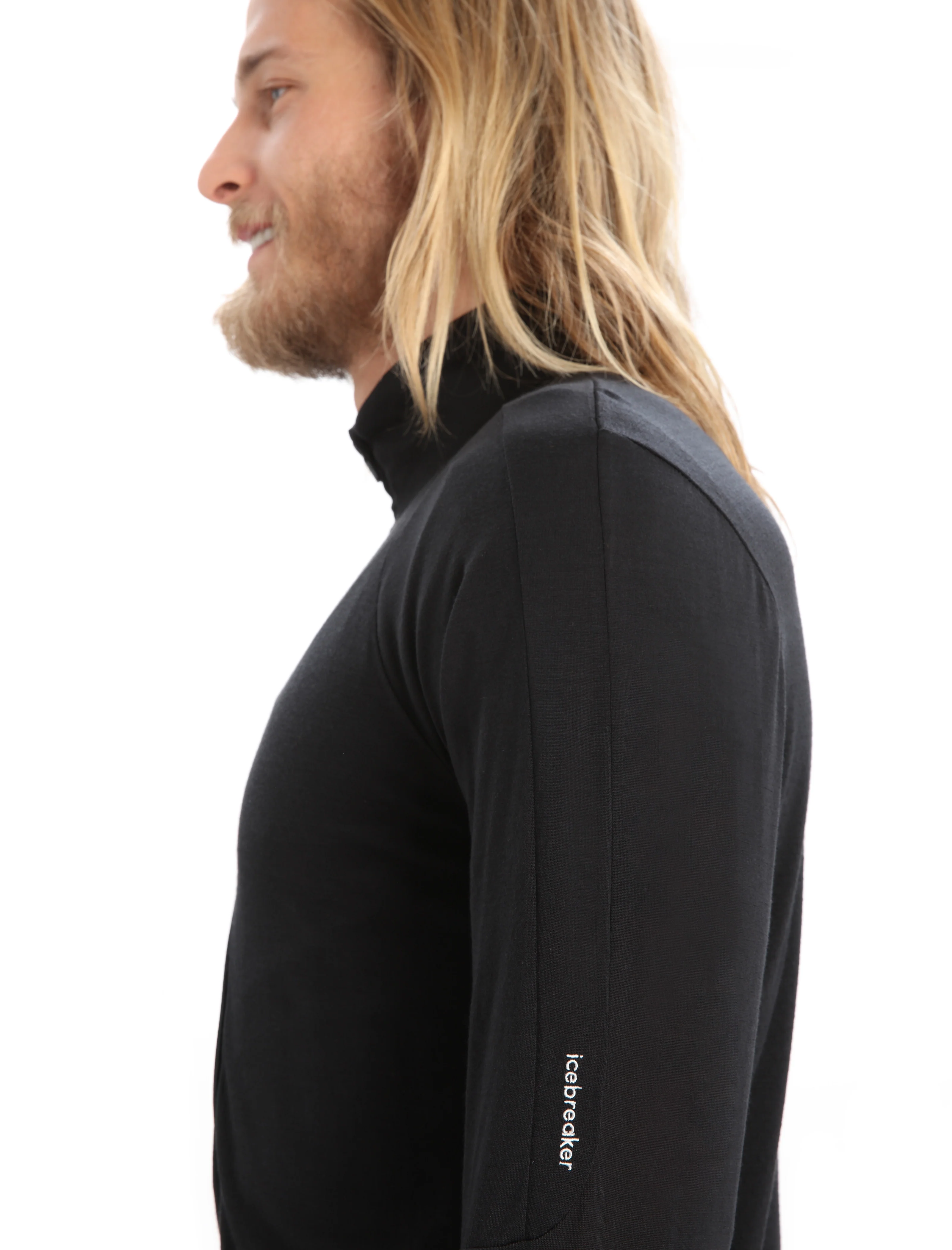 Men's ZoneKnit™ Merino Long Sleeve Zip Top - Image 6