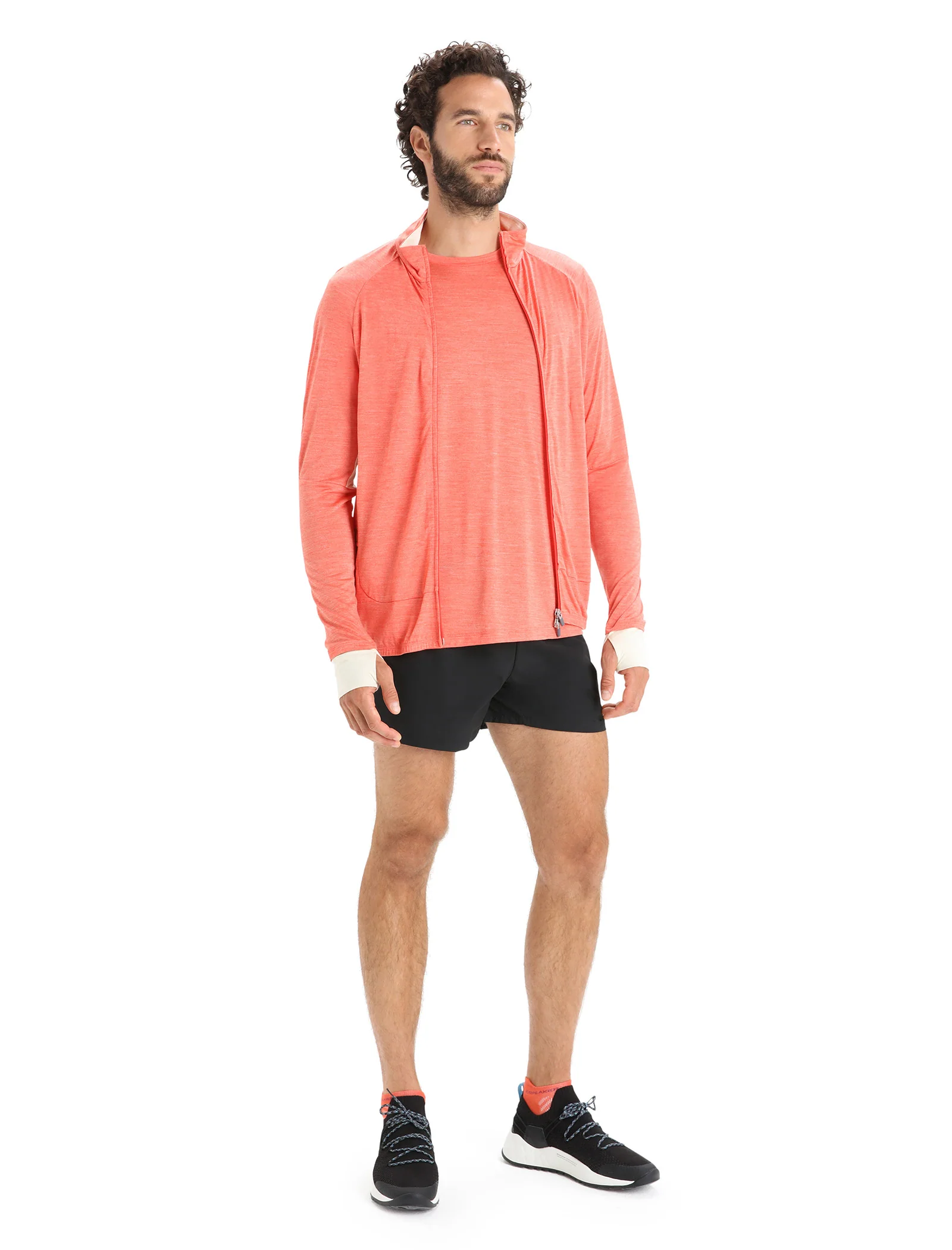 Men's ZoneKnit™ Merino Long Sleeve Zip Top - Image 3